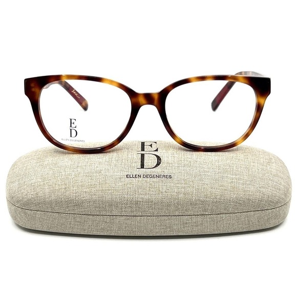 NEW!!! ELLEN DEGENERES Eyeglasses O-04 TORT Authentic main image 10